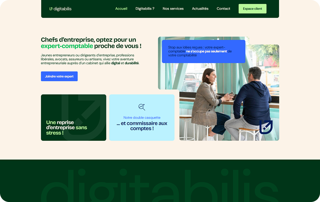 header de la page d'Accueil du site Digitabilis